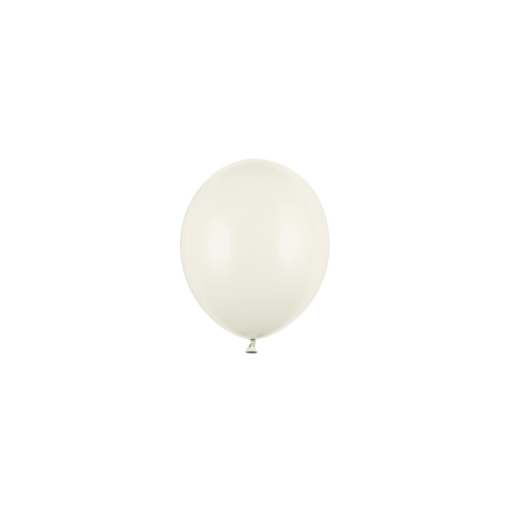 100 Ballons Strong 12cm - Crème pâle pastel