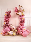 100 Ballons Strong 12 cm - Pastel Wild Rose