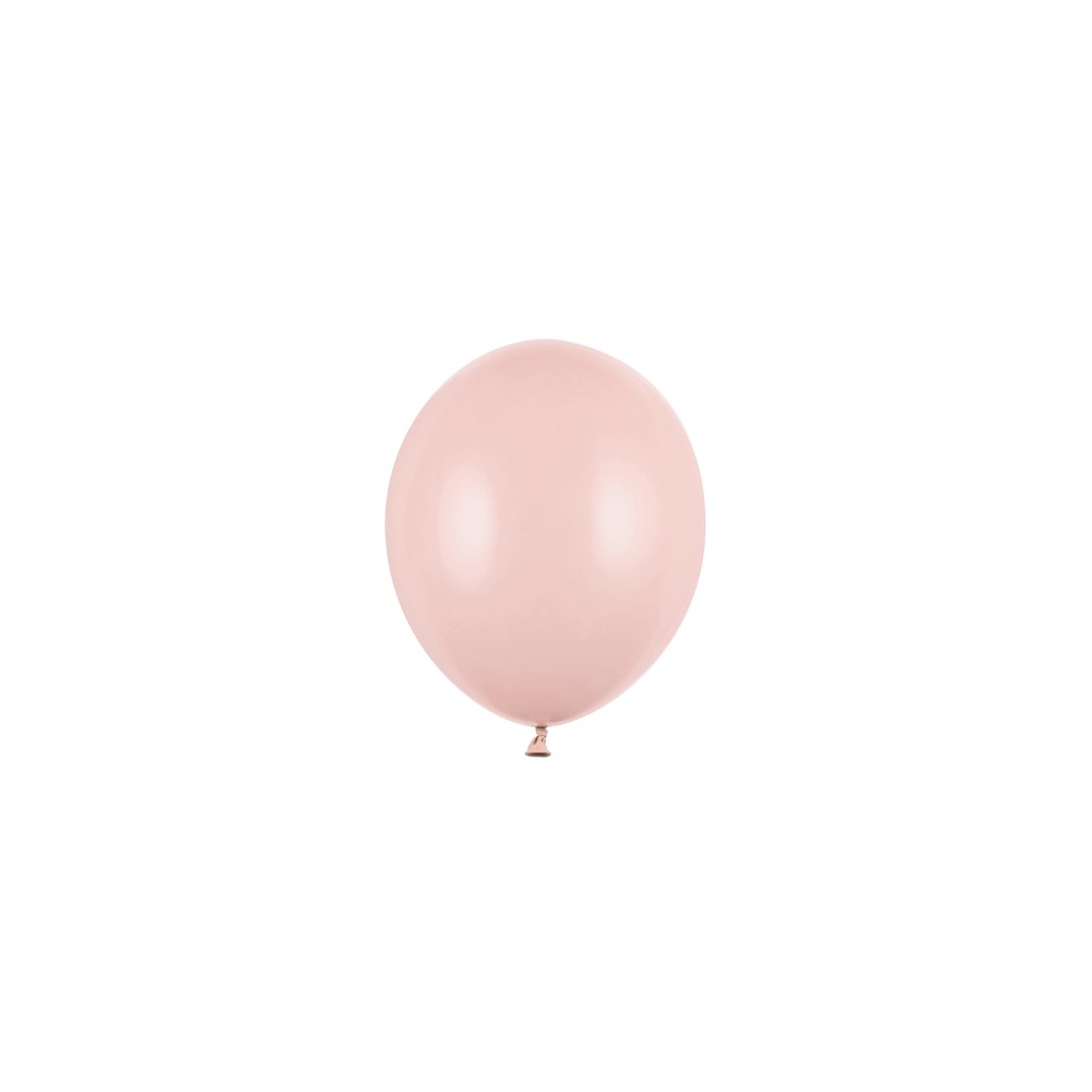100 Ballons Strong 12 cm - rose poudré pastel