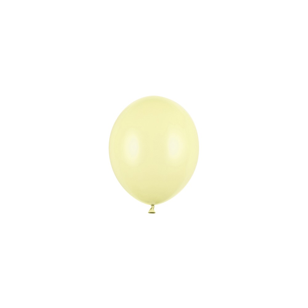 100 ballons en latex – Jaune clair – 12 cm