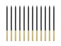 12 Bougies - unies - noires