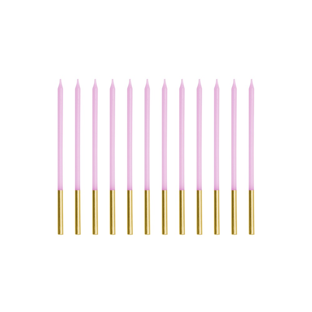 12 Bougies unies - violet