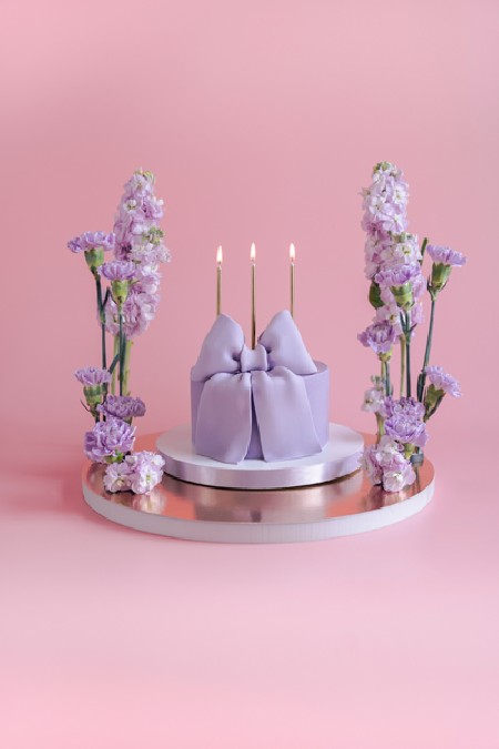 12 Bougies lisses - or rose...