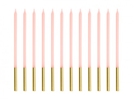 12 Bougies unies - rose