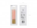 12 Bougies unies - rose