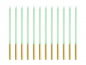 12 Bougies unies - vert clair