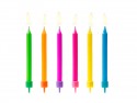 6 Bougies colorées