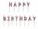 13 Bougies Happy Birthday - or rose