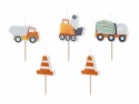 5 bougies "engins de chantier"
