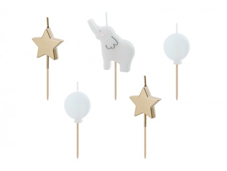 5 Bougies éléphant