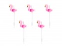 5 Bougies flamant rose