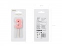 Bougie Chiffre 3 - rose clair