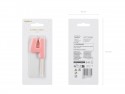 Bougie Chiffre 4 - rose clair