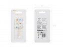 Bougie Chiffre '5' - confettis blancs