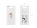Bougie Chiffre 1 - or rose