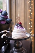 Bougie Chiffre 3 - or rose