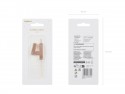 Bougie Chiffre 4 - or rose