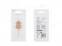Bougie Chiffre 8 - or rose