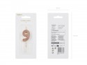 Bougie Chiffre 9 - or rose