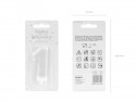 Bougie Chiffre 1 - argent