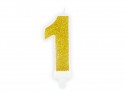 Bougie Chiffre 1 - ore