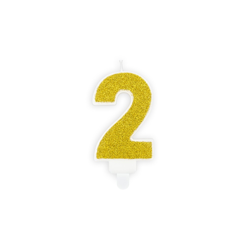 Bougie Chiffre 2 - ore