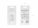 Bougie Chiffre 3 - argent