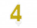 Bougie Chiffre 4 - ore