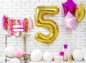 Bougie Chiffre 5 - or