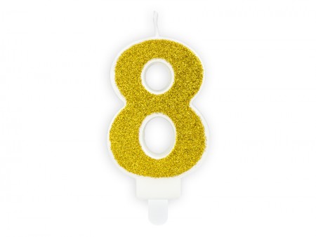 Bougie Chiffre 8 - ore