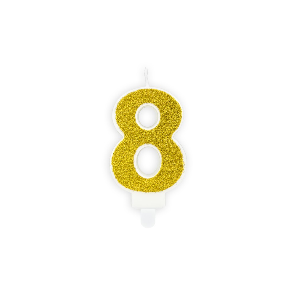 Bougie Chiffre 8 - ore