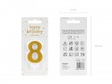 Bougie Chiffre 8 - ore