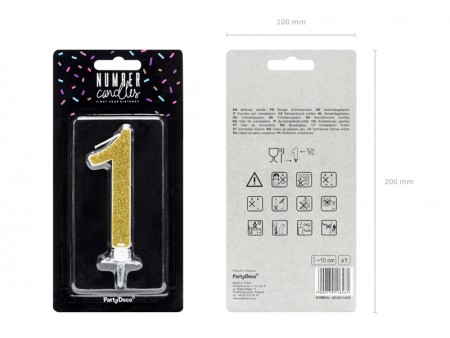 Bougie Chiffre 1 - ore