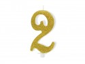 Bougie Chiffre 2 - ore