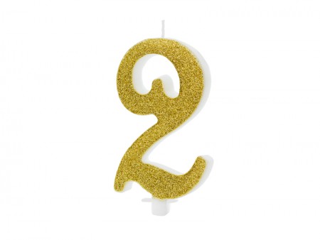 Bougie Chiffre 2 - ore