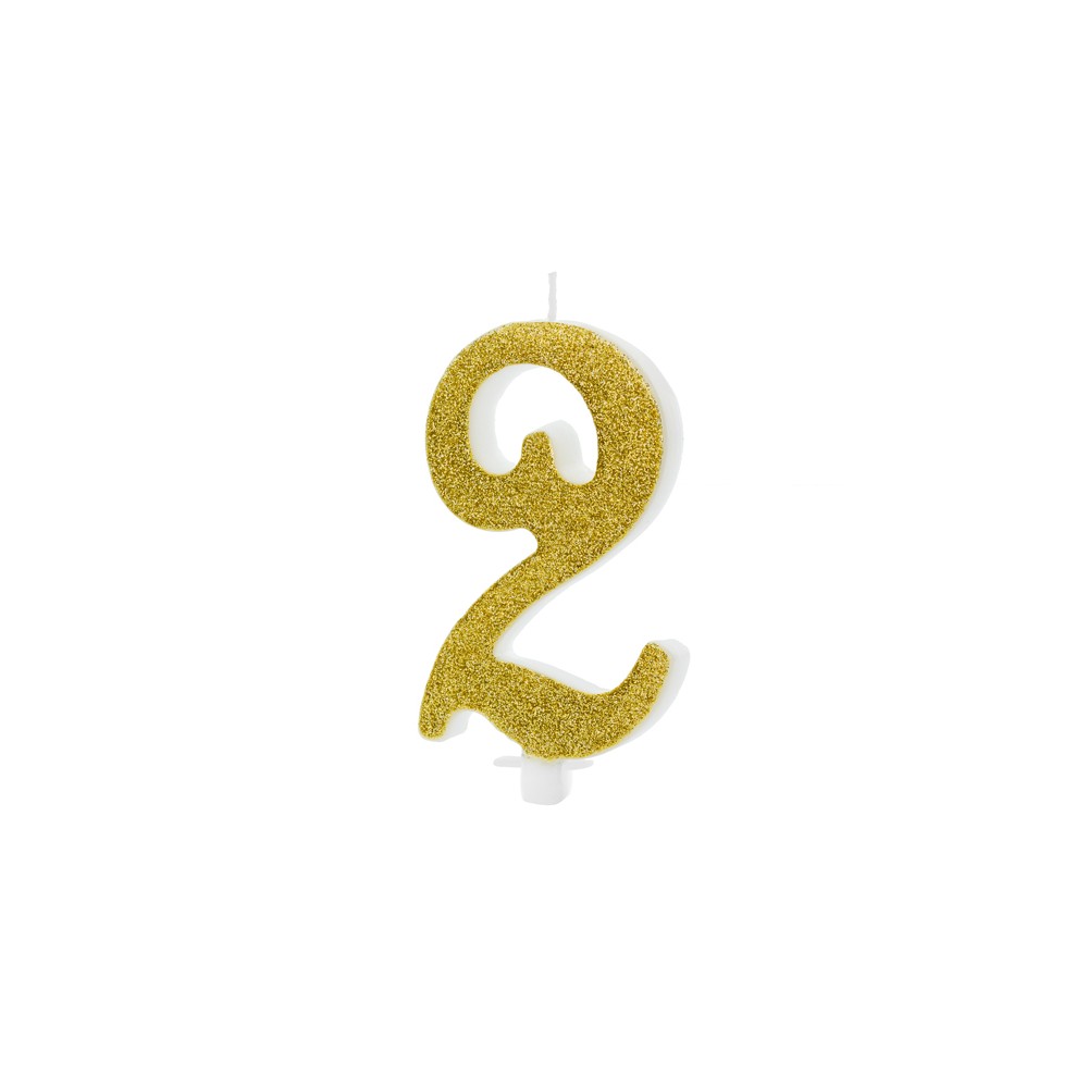 Bougie Chiffre 2 - ore