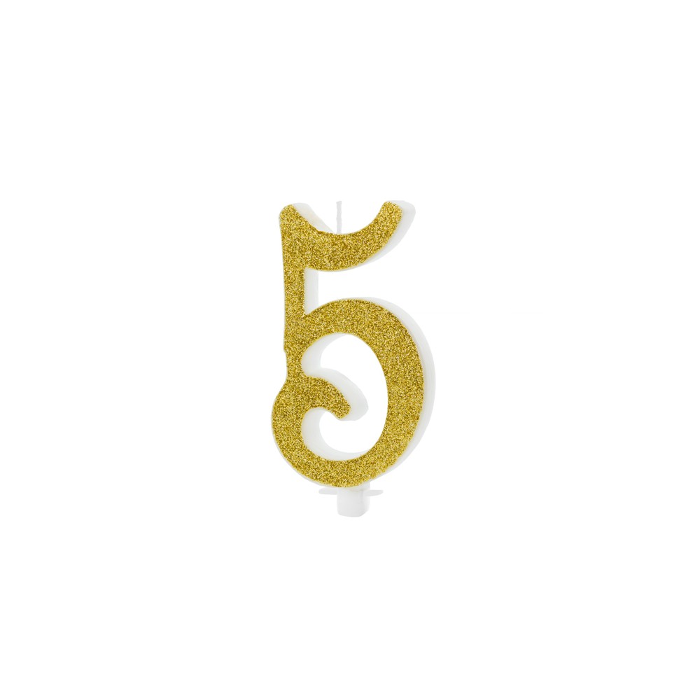 Bougie Chiffre 5 - ore