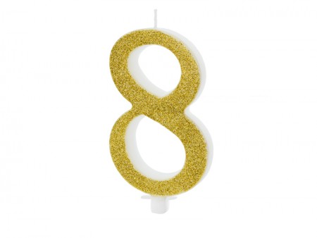 Bougie Chiffre 8 - ore