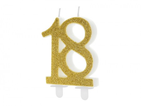 Bougie Chiffre 18 - ore