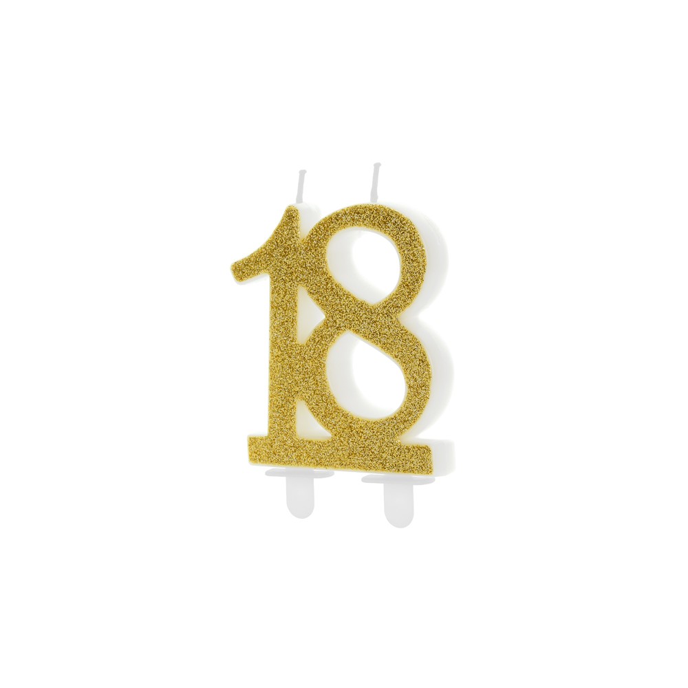 Bougie Chiffre 18 - ore