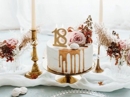 Bougie Chiffre 18 - ore