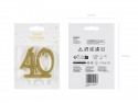 Bougie Chiffre 40 - or