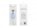 Bougie Chiffre 0 - bleu clair