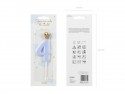 Bougie Chiffre 4 - bleu clair