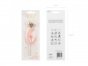 Bougie Chiffre 6 - rose clair