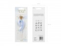 Bougie Chiffre 9 - bleu clair