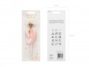 Bougie Chiffre 9 - rose clair