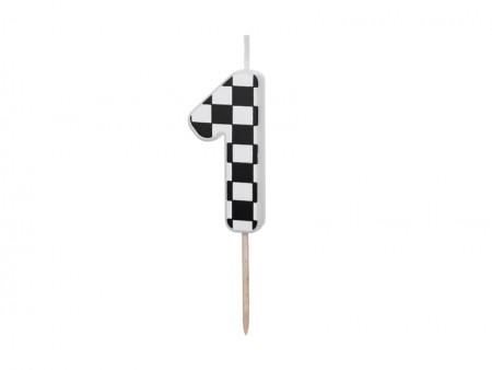 Bougie Chiffre 1 - noir