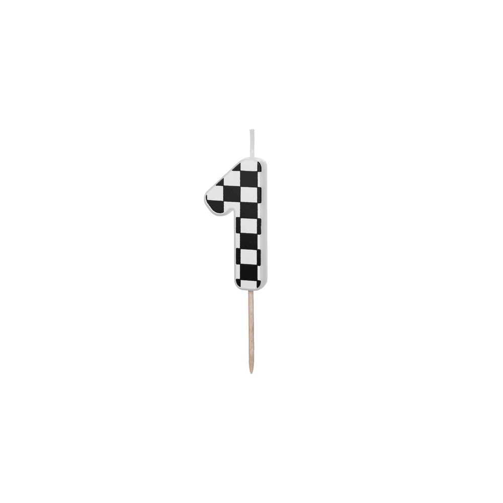 Bougie Chiffre 1 - noir