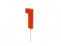 Bougie Chiffre 1 - rouge